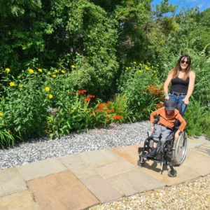 Guests at Croft Bungalow Accessible holiday let