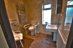 Bathroom - Croft Bungalow Accessible holiday let