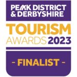 finalist nomination for the Peak District & Derbyshire tourism award 2023